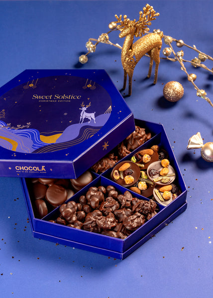 アイドル chocolatmacaron Midnight Blue Hexagon Box – Chocola.me