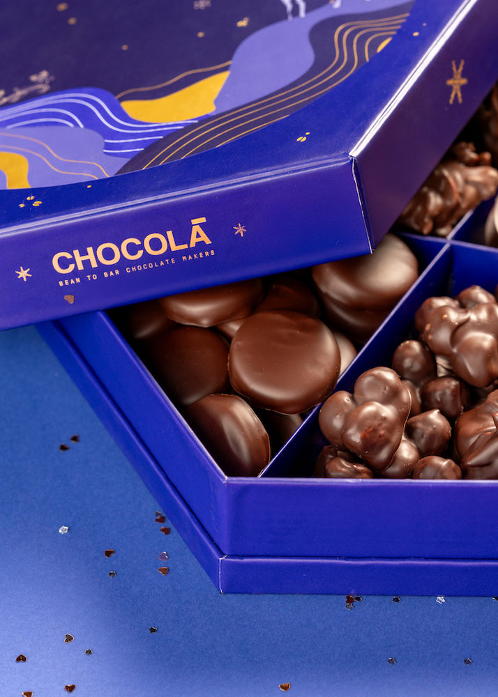 
                  
                    Midnight Blue Hexagon Box
                  
                