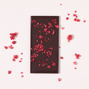 Bar with Freeze Dried Raspberries – Chocola.me
